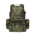 50L EMR Molle Assault Tactical Outdoor Backpack Daypack Rucksack Oxford Material Durable Breathable Zipper Hasp Closure Unisex