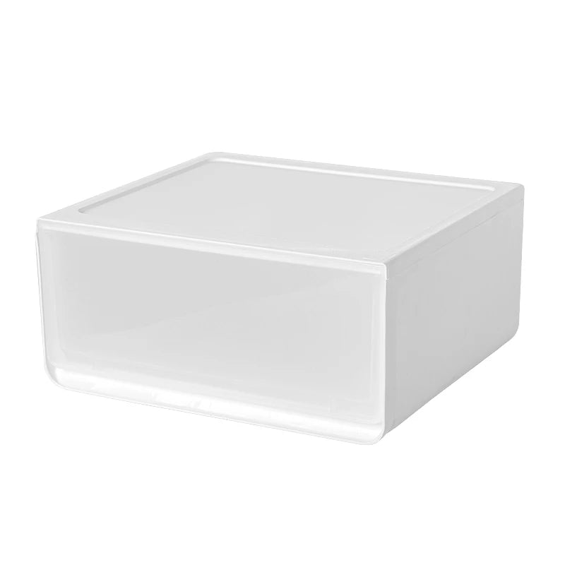 Rectangular Storage Box PP Home Organizer Stackable Drawers Wardrobe Sustainable Versatile Storage Clothing Toys Sundries Books