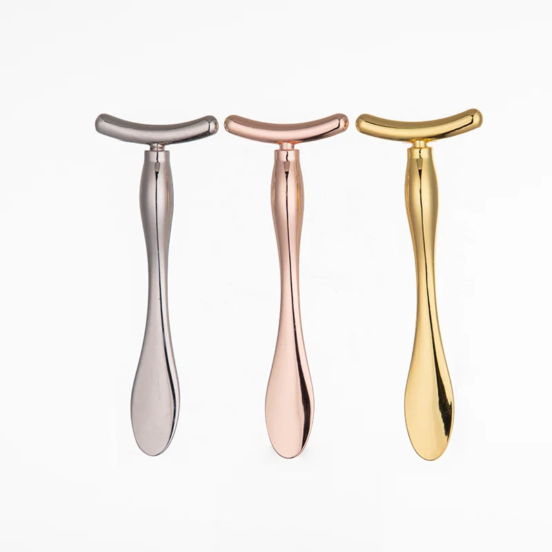 Lady Makeup Mixing Tool Gold Eye Cream Cosmetic Spatula 96mm Metal Skincare Spoon Kinwongtechnology Ysb19004 China Made in China