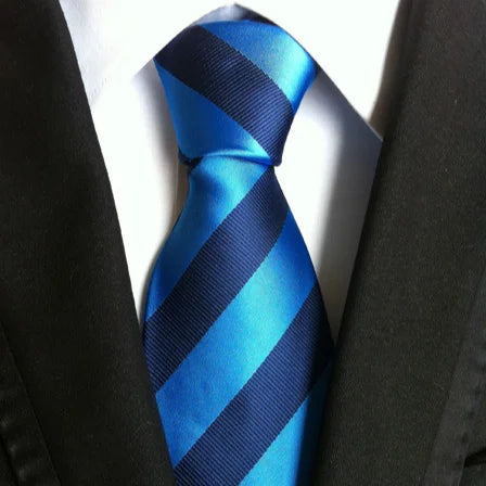 Wholesale Gravata Masculina Luxury Jacquard Silk Ties for Men Casual Necktie Stripe Cravates Homme