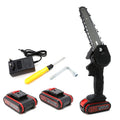 21V Mini Cordless Chainsaw 6 Inch Portable Electric Saw Pruning Garden Power Tool for Makita Battery Woodworking Logging