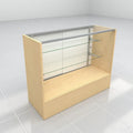 Wholesale Extra View Wooden Checkout Counters with Glass Display Case Showcase for Retail Displays and Smoke Shops
