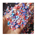 Factory Custom Mixed Sprinkles Fourth of July Themed Polymer Clay Sprinkle Mix Resin Slime Filling Charms