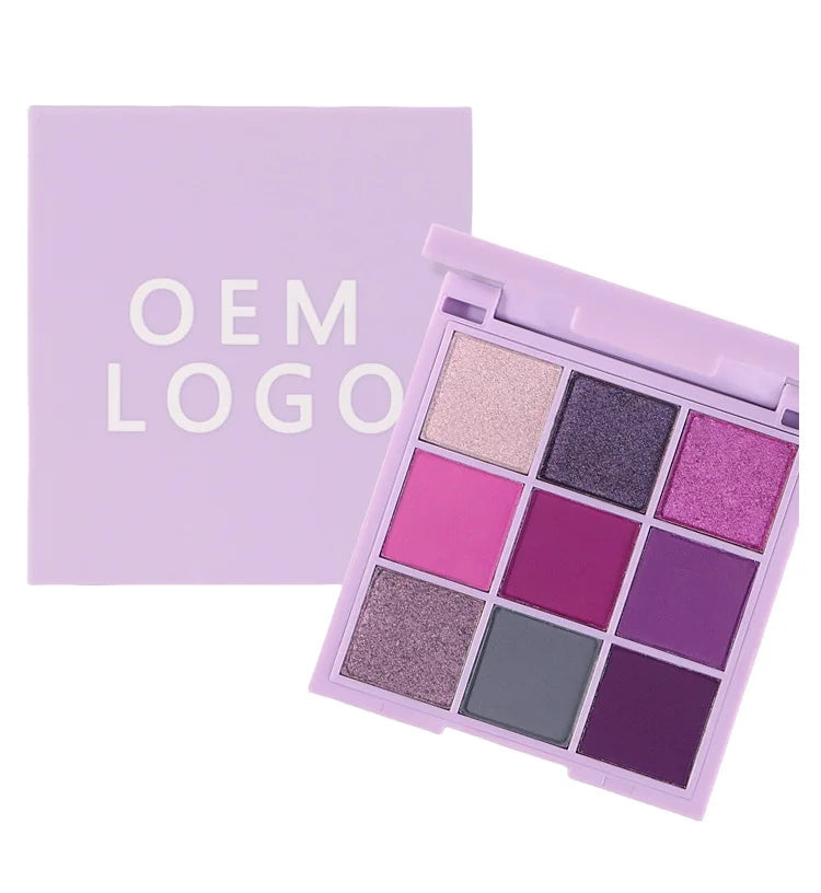 Trending Makeup Products 2024 New Arrivals 9 Colors Eye Shadow Rose Glitter Eyeshadow Palette