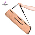 Cork Yoga Bag for Women With Adjustable Shoulder Strap Round Cork Yoga Mat Bag