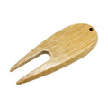 Eco-friendly Bamboo Golf Divot Repair Tool with Pitchfork Ball Marker Accessory Manufacturer's Product Category