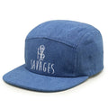 Wholesale Custom Adjustable Unisex Washed Cowboy Twill Cadet Flat Top Men Cap Hat