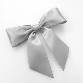 Silver Satin Ribbon Bow Self-Adhesive Handmade Gift Packing for Boxes for Luxury Packaging Unimbus Brand Metallic Style