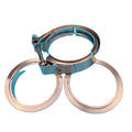 4.5 Inch V Band Clamp with Flange Male Female 304 Stainless Steel