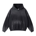 Custom Logo High Quality 100% Cotton Acid Wash Sun Faded Hoodie Streetwear Vintage Distressed Style for Winter