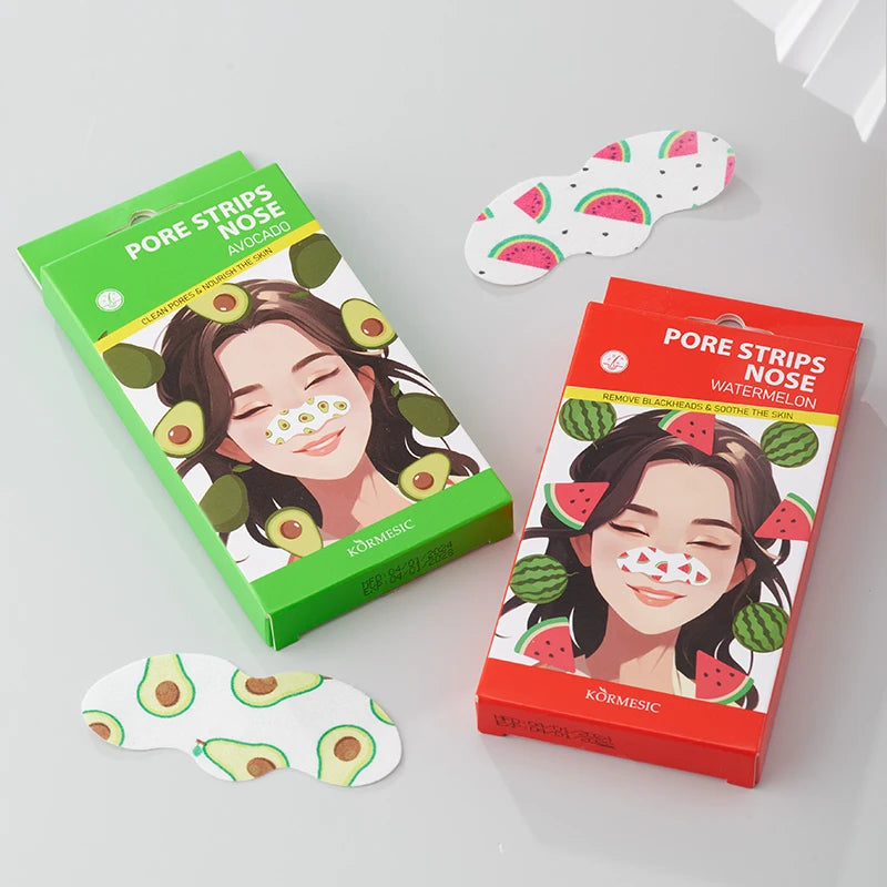 OEM ODM Private Label KORMESIC Nose Strips for Blackheads Pore Cleansing Blackhead Remover Nose Patches Mask