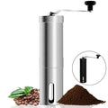 Manual Stainless Steel Coffee Grinder Conical Burr Grinder With Adjustable Setting