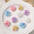 New Arrivals Seed Pearl Bead Weaving Flower Cluster Semi Finished Material Cute Girl Handmade DIY Jewelry Decoration