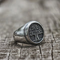 Vikingos Decoracion Tree of Life Ring RI08 Stainless Steel Viking  Ring Viking