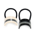 Simple Contrast Design Hair Ties High Quality Acetate Arch Rubber Band Women Elastic Hair Bands for Ponytail