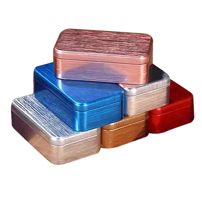 Containers Min Small Storage Happy Birthday Gift Products Empty  Hinged Custom Stylish Metal Rectangular Pencil Tin Box