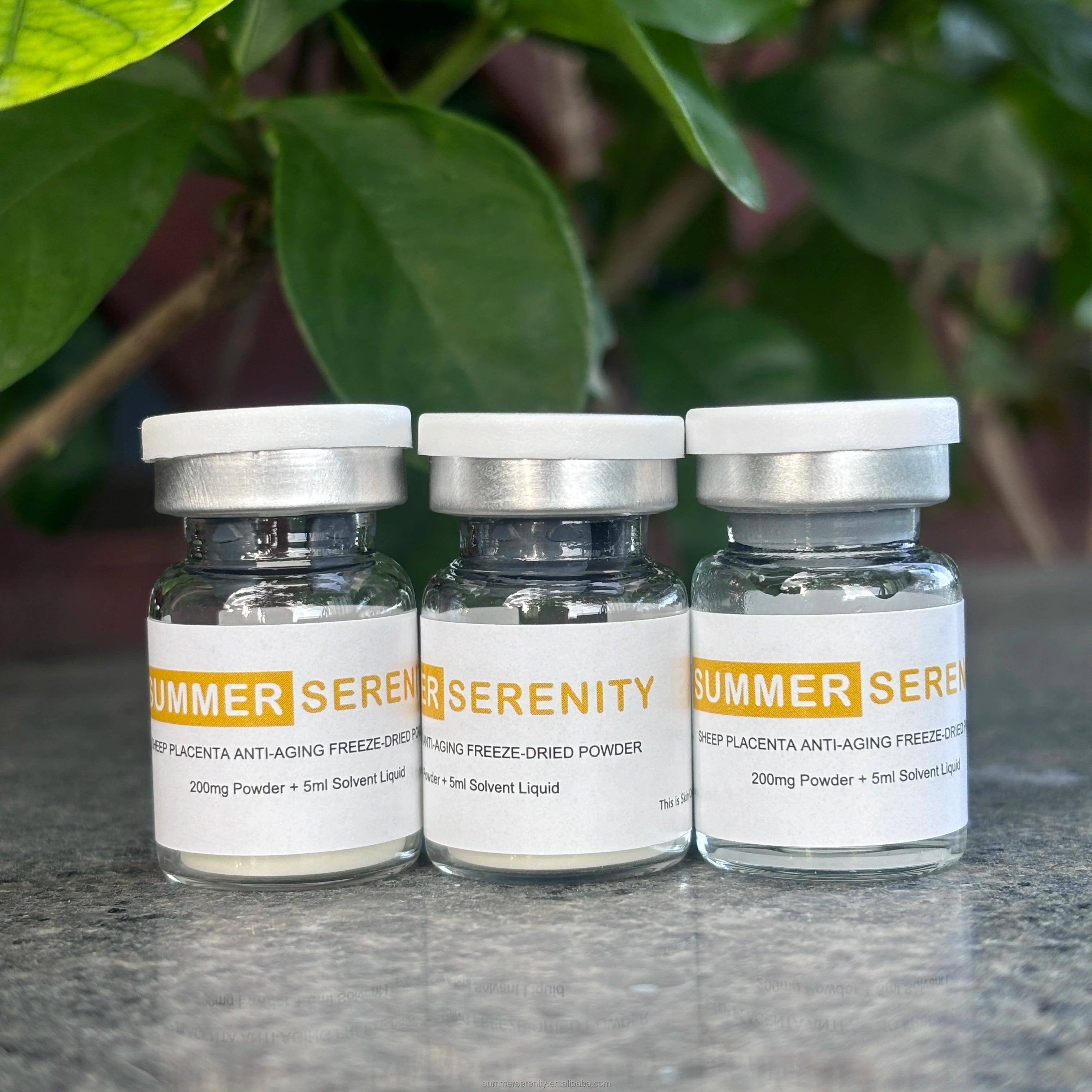 Anti-wrinkles Bio Sheep Placenta Extract Face Serum Anti Aging Skin Firm Rejuvenation Lyophilized Powder Facial Essence