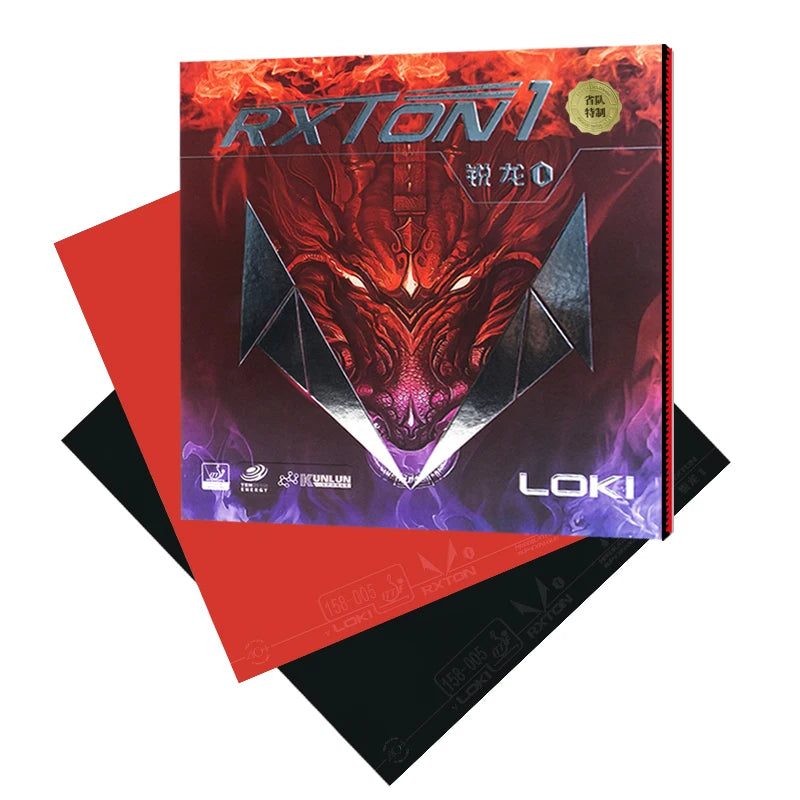 Loki Hot Sell Rxon1 Special-Production Ping Pong Paddle Training Rubber Sticky ITTF Approved Table Tennis Rubber