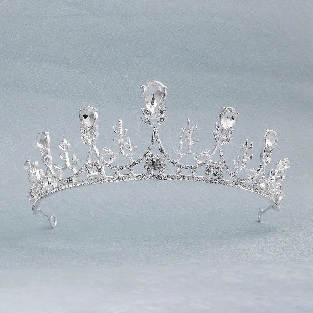 Princess Sophia Crystal Diamond Bridal Headdress Suitable for Wedding Performance Crown MegaBDM