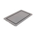 Chakme Ultra-Thin 24x16 Bathroom Magic Mat Non-Slip Quick Dry Absorbent Bath Rug in Grey 24"x16"