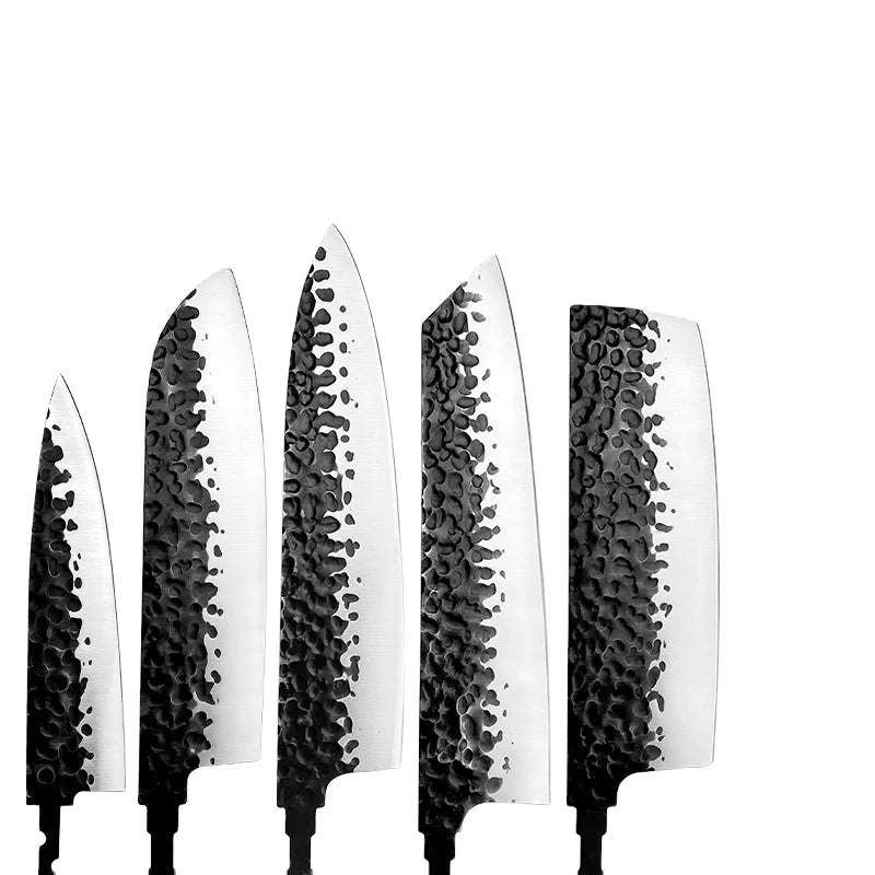 Grandsharp DIY Kitchen Chef Knives Blank Blade Handmade 4cr13mov Steel Chef Santoku Utility Nakiri Knives Blade Without Handle