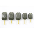 Low Price Coated Inline Flat square Carp Fishing Lead Sinkers 70g90g