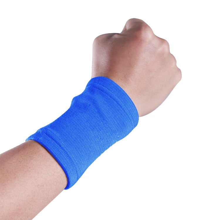 Customised Knitted Elastic Wrist Bands for Training Soft Fitness Support in Badminton and Gym