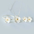 Simple Classic Silver Cherry Ring Cute Style Peach Blossom Lady's Jewelry Wholesale Alloy Open Ring