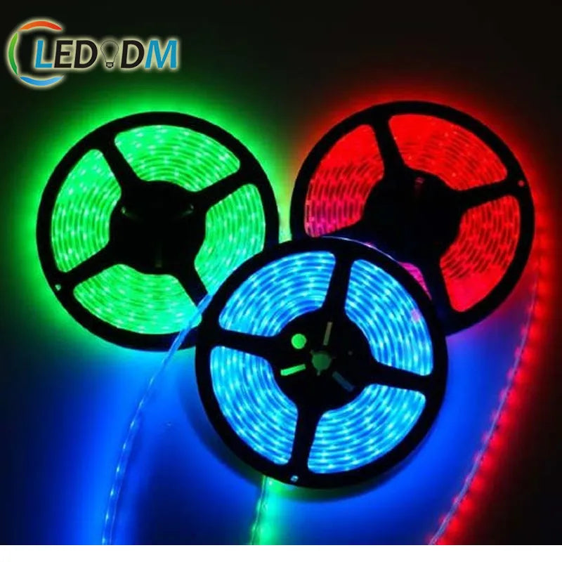 5050 RGB Led Strip Waterproof IP68 Outdoor 60LEDs/m DC12V CE ETL ROHS Approved Flexible LED Strip Lights for DJ Disco Party Stag