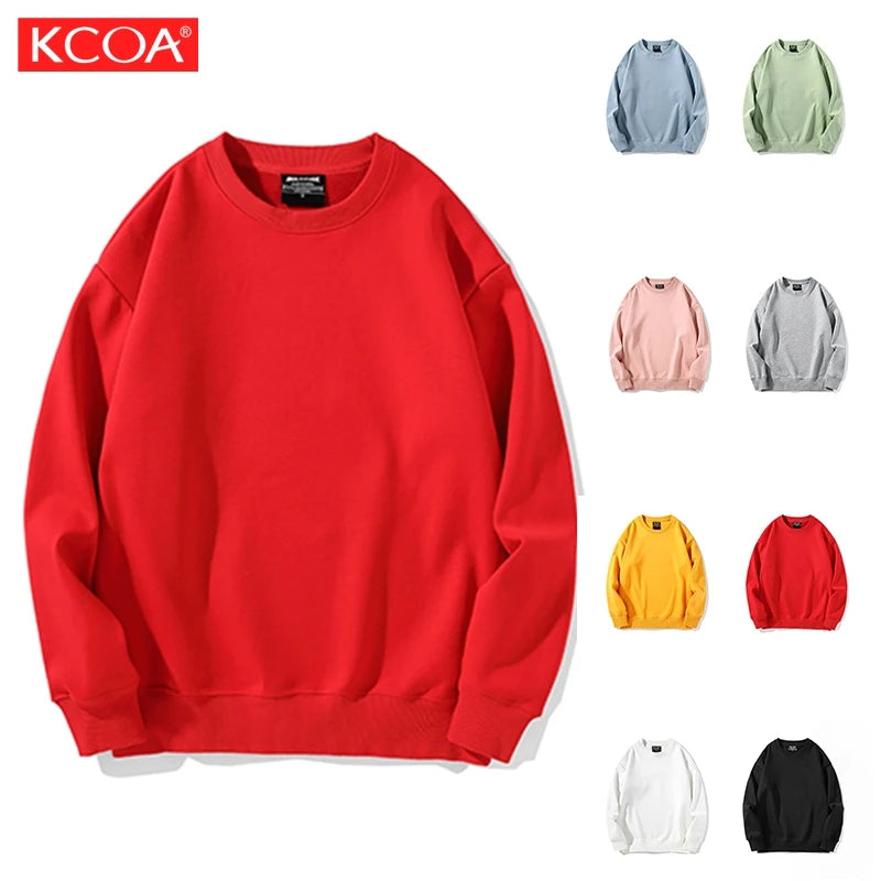 Winter Custom Chenille Embroidery Logo 430grams Oversized Men Sweatshirt
