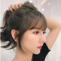 Fashion Wig Female Real Hair French Fringe Air Bangs Forehead Human Hair Bangs