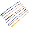 Wholesale Stock Handmade Ethnic Colourful Hair Accessory and Friendship Braided Bracelet for Girls