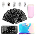 Nail Template Manufacturer Animals Style Template Nail DIY Transfer Nail Stamping Plates