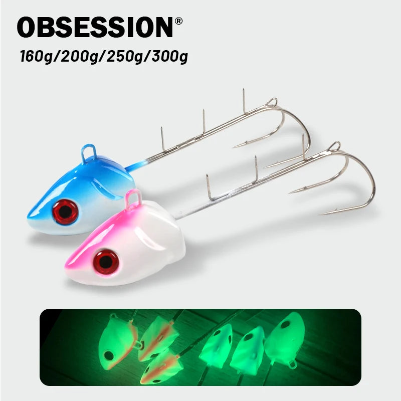 69# 160g Metal Jigging Luminous Bait Tenya Jig Hairtail Artificial Fishing Jig Lures Rock Ocean Scallops Beltfish Ribbonfish