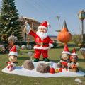 2024 Santa Claus Resin Sculpture Christmas Indoor and Outdoor Decorations for Sale