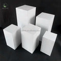 Party Decoration Cake Metal Square Wedding Pedestal Pillar Fruit Flower Stand Display Rack White Plinth Cube Dessert Table Stand