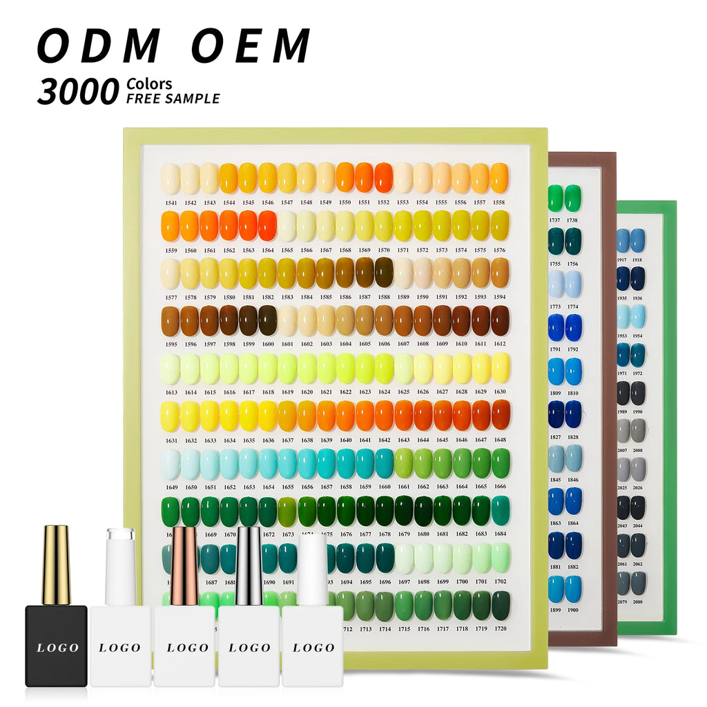 Vendeeni OEM Nail Fashion Design Luxury Unique Gel Nail Polish Bottles Fancy 15ml  Uv Gel Professional 3000 Colors Private Label