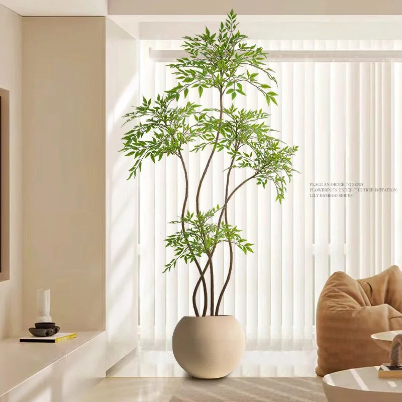 Living Room Decoration Large Plant Artificial Tree Indoor Outdoor Big Artificial Bonsai Tree