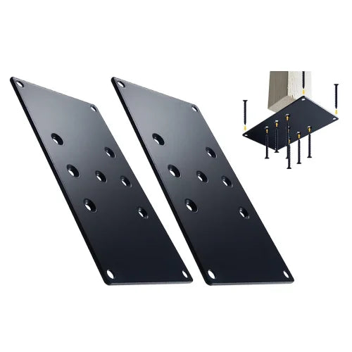 Steel Heavy Duty Mending Joining Plates Repair Fixing Bracket Connector 2x4 4x4 Post Anchor Plate Fence Bracket