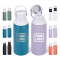 Custom 500ml 750ml  Insulated Reusable BPA-Free Stainless Steel Premium Filtering Water Bottle