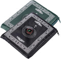 Wholesale Islam Mosque Travel Prayer Mat with Compass Booklet Portable Pocket Prayer Mat for Muslim