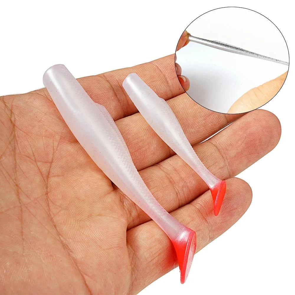 HISTOLURE Fishing Soft Bait Swim Artificial Baits 8cm 6pcs/Lot Fishing Wobblers Leurre Souple Lure Perch Bass Lures