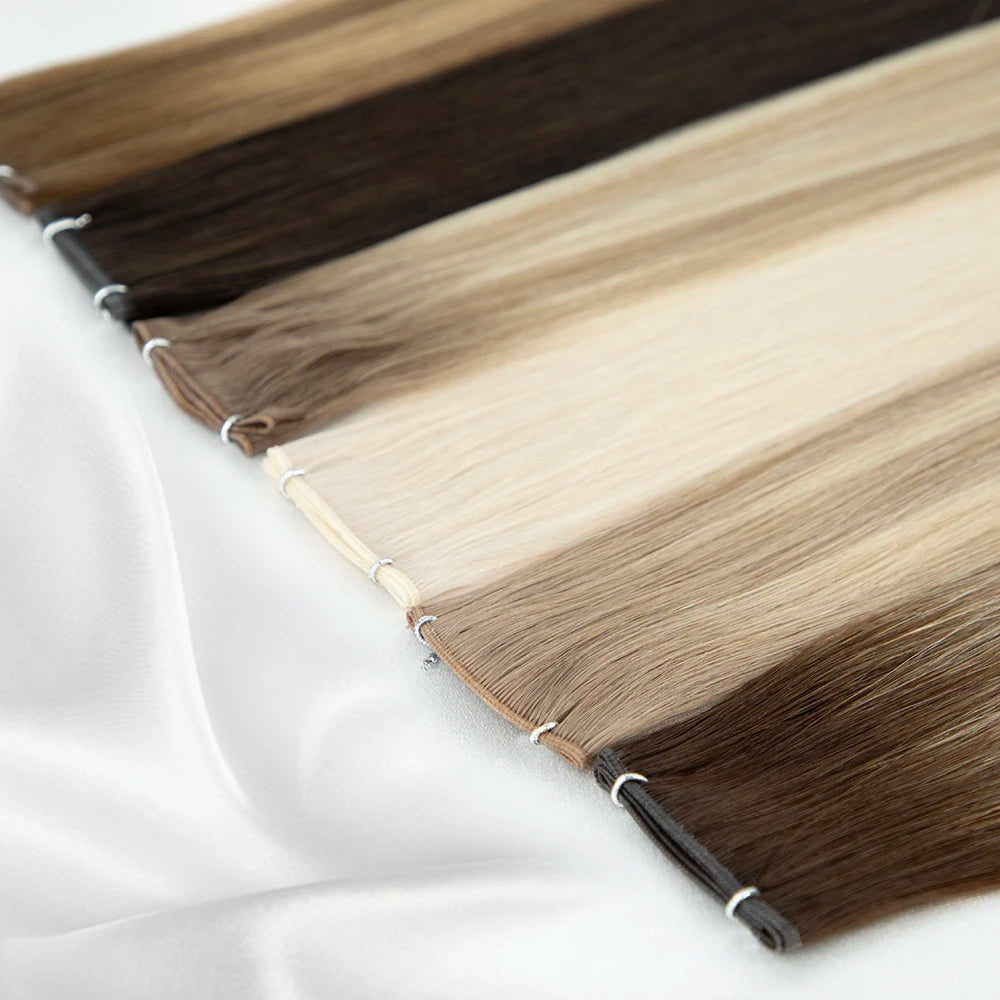 Leshine Genius Wefts Hair Extension Remy Cuticle Invisible Russian Hair Leshine Genius Wefts Hair Extensions 20g