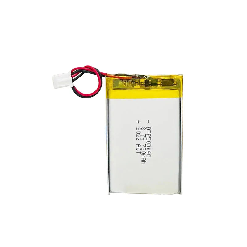 Hot Sale KC Lithium Batteries Model 05*30*48mm 503048 3.7V 720mAh Rechargeable Lipo Battery for Electric Product
