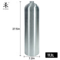 TUXING High Quality PCP 11.1L Large Capacity 20mpa 200bar 3000psi Underwater Aluminum Swimming Breath Air Tank for Scuba Diving