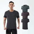 Men's Quickly Dry Regular Fit Sports T Shirt Football Logo Customizable Gym Body Building Running T-shirts