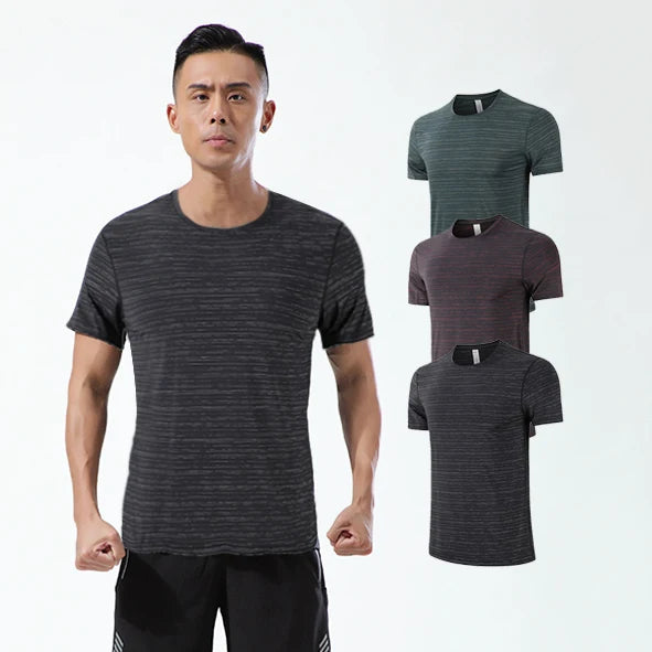 Men's Quickly Dry Regular Fit Sports T Shirt Football Logo Customizable Gym Body Building Running T-shirts