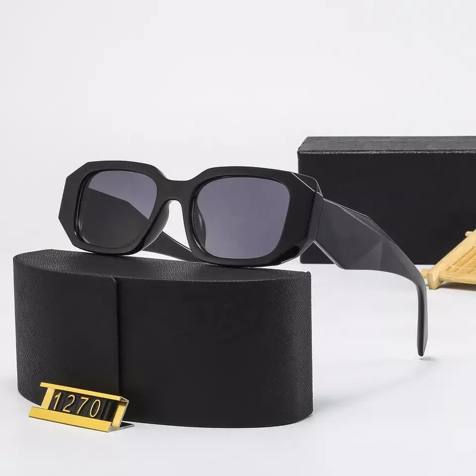 High End Fashionable 2026 Luxury Sunglasses Custom logo Trendy Oversized Designer Black Shades