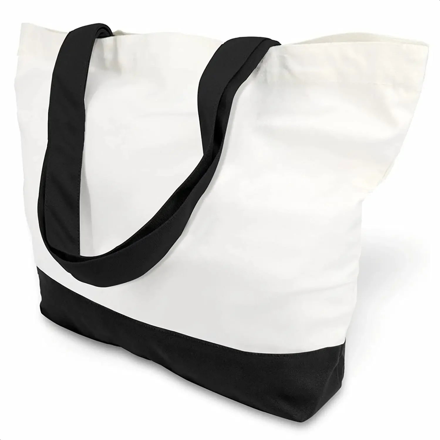 Custom Logo Printed Colorful Plain Cotton Canvas Tote Bag with Shoulder Handle Shopping Bags