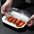 Disposable Elastic Plastic Food Bowl Cover 100pcs/Bag Fresh Food Storage Cling Film for Refrigerator Kitchen Cooking Tool